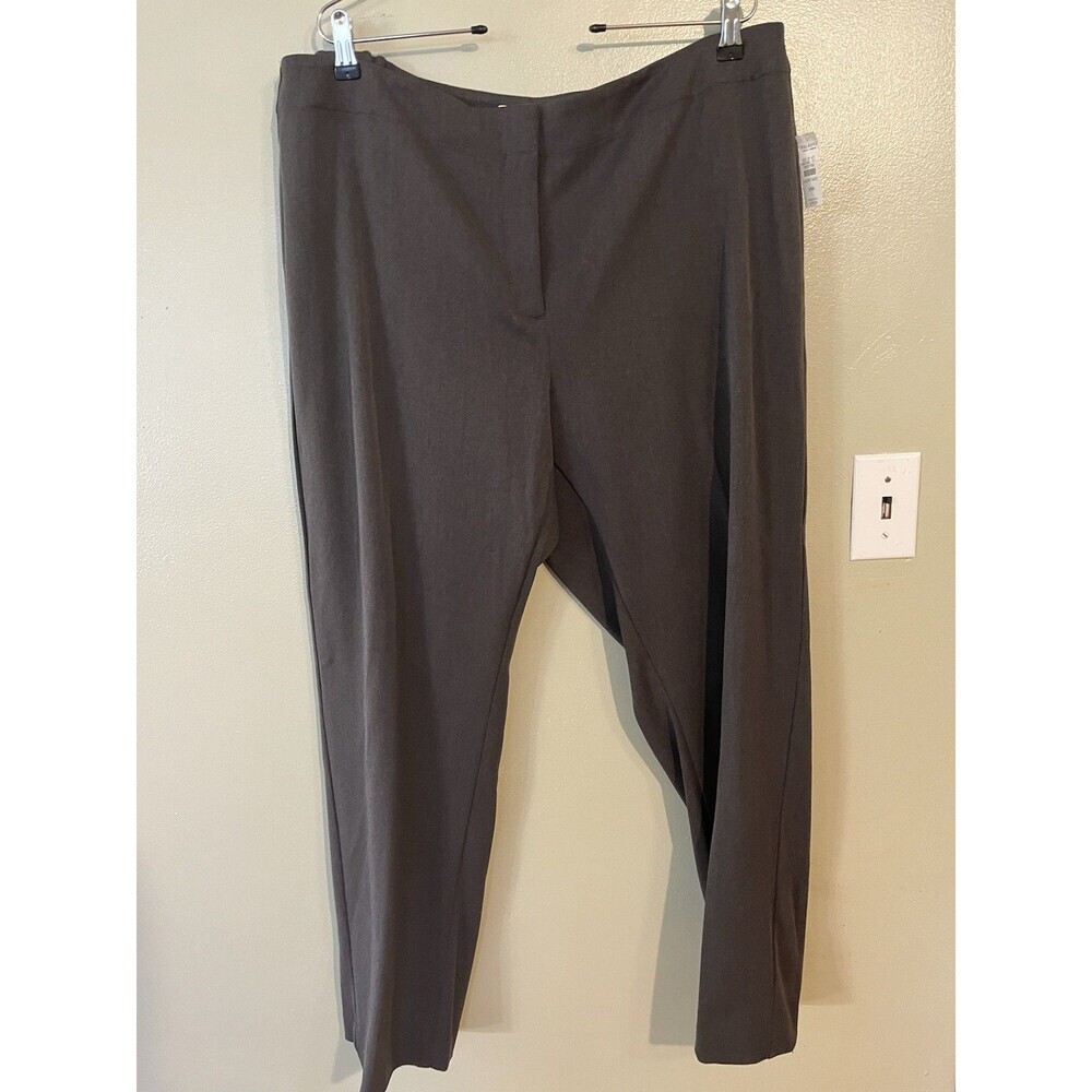 Talbots Womens Heritage Gray Dress Pants Office 20W NWT